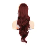 Mesh Drawstring Long Wavy Curly Ladies Ponytail Wig - Image 2