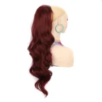 Mesh Drawstring Long Wavy Curly Ladies Ponytail Wig - Image 3