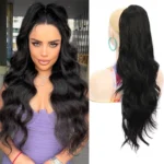 Mesh Drawstring Long Wavy Curly Ladies Ponytail Wig - Image 5