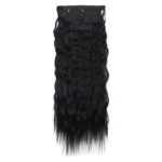 6pcs / Set Clips Corn Hair Long Curly Picking Hair Extensions Wig Piece