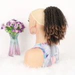 Ladies Fluffy Short Small Curly Ponytail Wig - Image 3