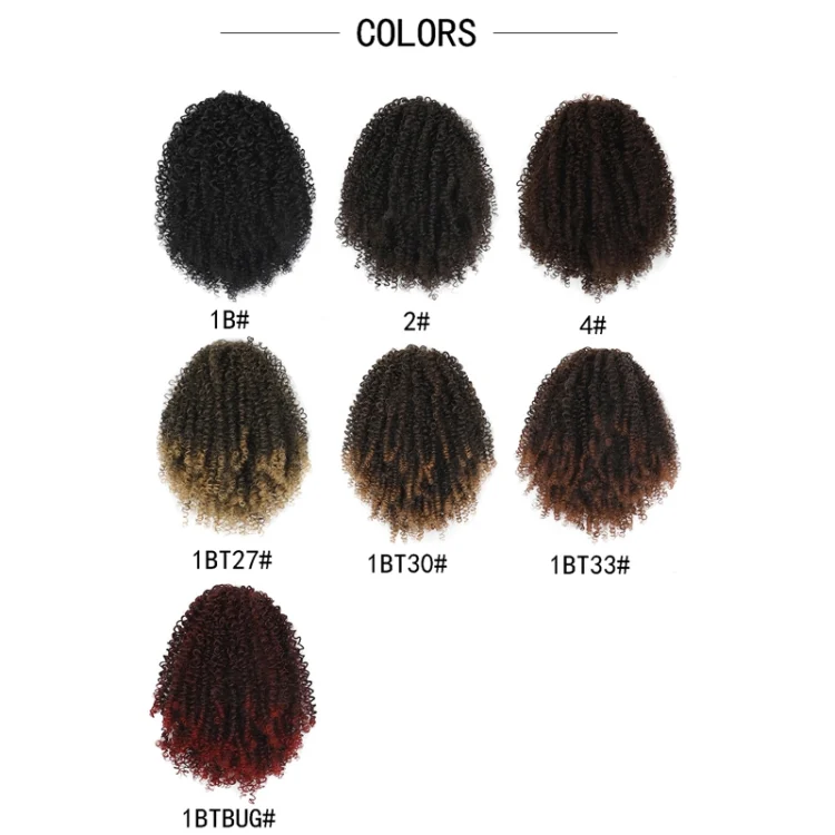 TBD06054054_B3.webp Ladies Fluffy Short Small Curly Ponytail Wig - Image 4