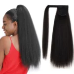 Ladies Explosive-Head Fluffy Long Curly Hair Ponytail Wig - Image 2