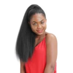 Ladies Explosive-Head Fluffy Long Curly Hair Ponytail Wig - Image 3