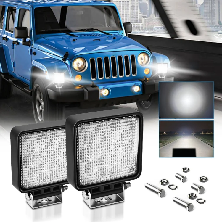 TBD06054063_B11.webp 14W 9-30V 4 Inch Mixed Luminous Square Floodlight With Wire Set - Image 12