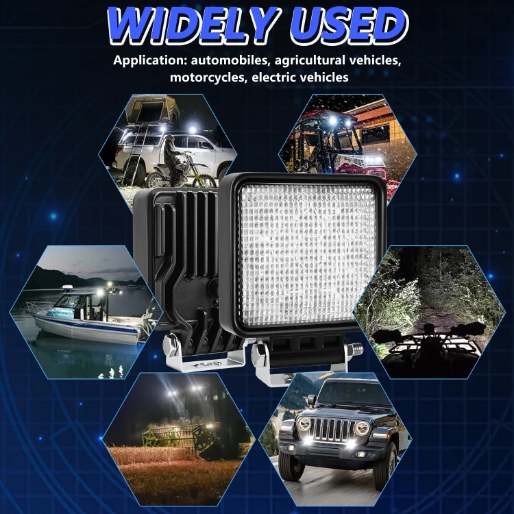 TBD06054063_B9.webp 14W 9-30V 4 Inch Mixed Luminous Square Floodlight With Wire Set - Image 10