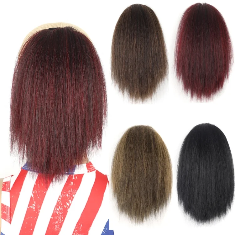 TBD06054091_B1.webp Drawstring Mesh Pocket Short Explosive-Head Fluffy Curly Hair Ponytail Wig - Image 2