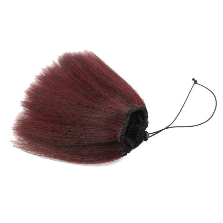 TBD06054091_B2.webp Drawstring Mesh Pocket Short Explosive-Head Fluffy Curly Hair Ponytail Wig - Image 3