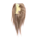 Ladies Short Chemical Fiber Fountain Claw Clip High Ponytail Wig - Image 4