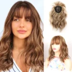 Ladies Water Wave Short Curly Hair Replacement Block Wigs - Image 2