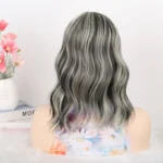 Ladies Water Wave Short Curly Hair Replacement Block Wigs - Image 6