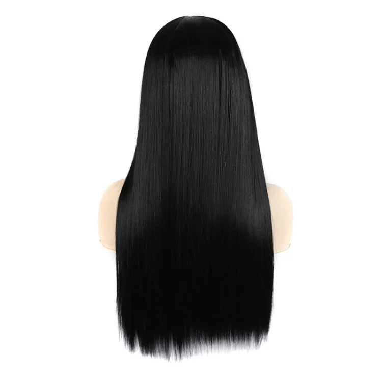 TBD06054118_B3.webp Dynamic Long Straight Hair With Messy Bangs Wig Headcover - Image 4