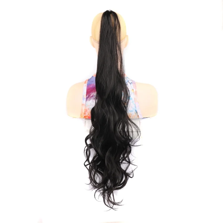 Ladies Wrap Around Magic Wand Ponytail Long Curly Wig