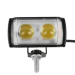 Motorcycle LED Spotlight External Mini Lens High Brightness Flash Headlight Driving Fog Lamps