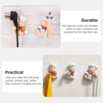 Home Cartoon Chef Power Cord Organizer Kitchen Storage Powerful Sticky Hooks - Image 4