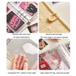 3/4 Inch 20 Pages Transparent Storage Photo Card Album - Image 5