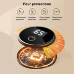 Multifunctional Down Cotton Waterless Electric Heating Hand Warmer Bag - Image 4