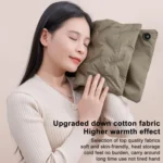 Multifunctional Down Cotton Waterless Electric Heating Hand Warmer Bag - Image 7