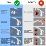 LM-1609S Portable Steam Handheld Electric Iron Home Mini Hanging Iron - Image 8