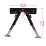 RV Step Board Bracket Folding Foot Stabilizer Jack - Image 3