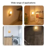 Home LED Human Auto Sensor Night Light Plug-In Wiring-Free Staircase Corridor Aisle Light, US Plug - Image 6