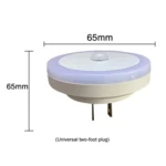 LED Human Body Sensor Light Smart Light Control Infrared Plug- in Night Lamp Floor Bedroom Lamp, US Plug - Image 3