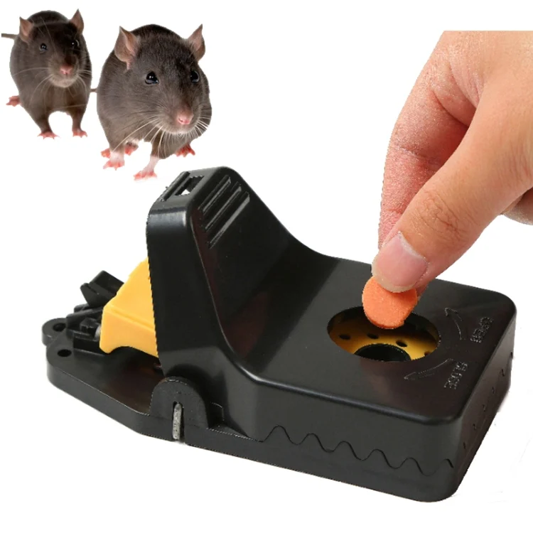 TBD06054335_B1.webp 4pcs /Box Plastic Mousetrap Reusable Instant Kill Traps for Mouse Rat - Image 2