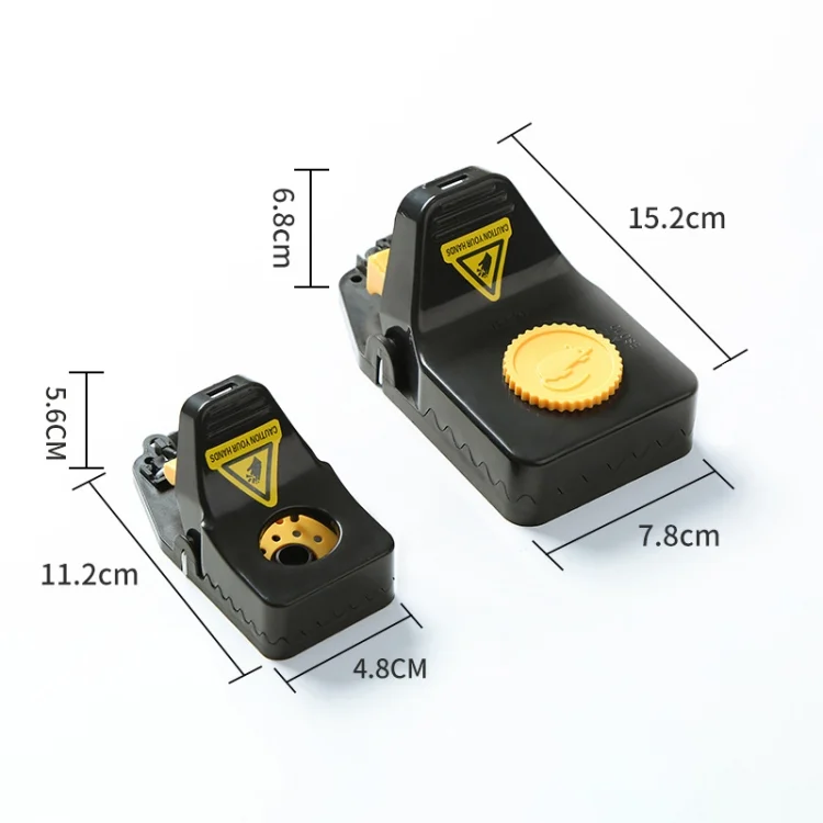 TBD06054335_B2.webp 4pcs /Box Plastic Mousetrap Reusable Instant Kill Traps for Mouse Rat - Image 3