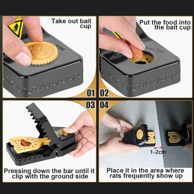 TBD06054335_B5.webp 4pcs /Box Plastic Mousetrap Reusable Instant Kill Traps for Mouse Rat - Image 6