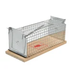 Wooden Mousetrap Cage Live Animal Humane Trap Catch