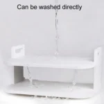 Living Room Projector Holder Home Wall-Mounted No-Punch Hollowing Set-Top Box Shelf - Image 5