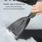 Car Snow Removal Shovel Multi-functional Winter Snow Clearing Tool Windshield Defrost Deicing Shovel - Image 8