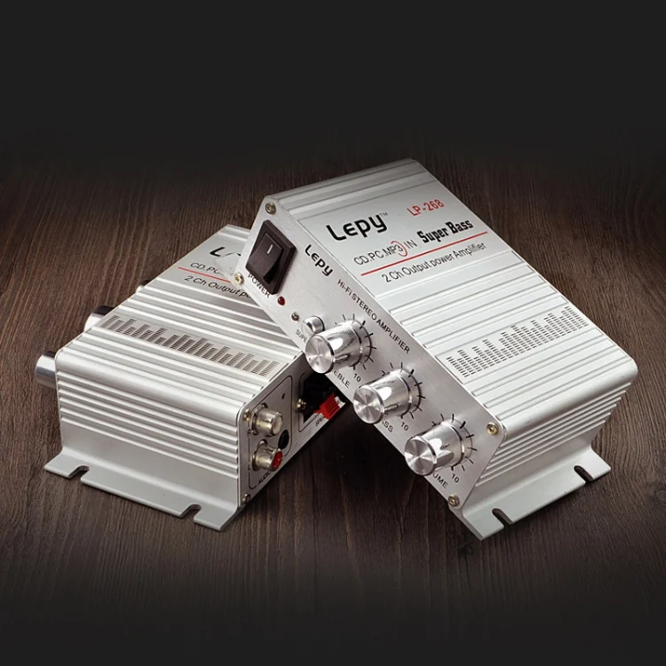 TBD06054356_B1.webp Lepy LP-268 DC12V High Fidelity Power Car/Motorcycle Amplifier - Image 2