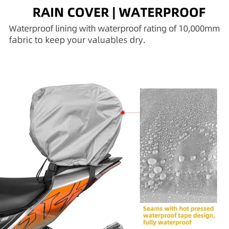 TBD06054359_B5.webp Rhinowalk MTR5001 15L Scooter Front Bag Large Capacity Curved Beam Motorcycle Rear Seat Bag - Image 6