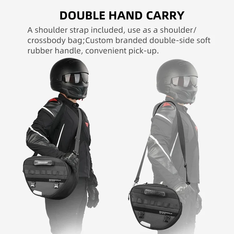 TBD06054359_B6.webp Rhinowalk MTR5001 15L Scooter Front Bag Large Capacity Curved Beam Motorcycle Rear Seat Bag - Image 7