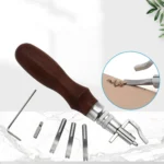7 In 1 Leather Edge Presser Groove Cutter Edge Trimmer - Image 2