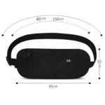 Sports Running Waist Pack Outdoor Fitness Large Capacity RFID Blocking Wallet Waterproof Phone Waist Bag - Image 4