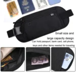 Sports Running Waist Pack Outdoor Fitness Large Capacity RFID Blocking Wallet Waterproof Phone Waist Bag - Image 6