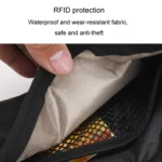 Sports Running Waist Pack Outdoor Fitness Large Capacity RFID Blocking Wallet Waterproof Phone Waist Bag - Image 7