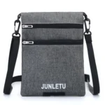JUNLETU Crossbody Bag Waterproof Cell Phone Bag Travel Documents Passport Card Neck Pouch