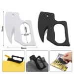 2pcs Multi-purpose Paper Cutting Stainless Steel Blade Letter Opener - Image 2