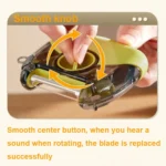 3-In-1 Multifunctional Rotary Peeler Household Kitchen Tools Scraper Fruit Grater - Image 3