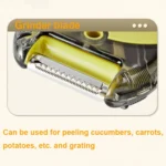 3-In-1 Multifunctional Rotary Peeler Household Kitchen Tools Scraper Fruit Grater - Image 6