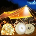 TUBUZHE 2 In 1 LED Portable String Lamp Camping Atmosphere Light USB Rechargeable Outdoor Tent Night Light - Image 2
