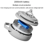 TUBUZHE 2 In 1 LED Portable String Lamp Camping Atmosphere Light USB Rechargeable Outdoor Tent Night Light - Image 4