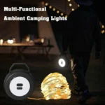 TUBUZHE 2 In 1 LED Portable String Lamp Camping Atmosphere Light USB Rechargeable Outdoor Tent Night Light - Image 10