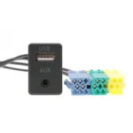 For Hyundai Kia 20 Pin Car CD Changer AUX+USB Audio Cable - Image 2