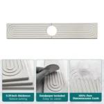 Diatomite Absorbent Mat Fast Drying Stone Kitchen Bathroom Faucet Sink Drainage Mat - Image 4