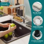 Diatomite Absorbent Mat Fast Drying Stone Kitchen Bathroom Faucet Sink Drainage Mat - Image 5