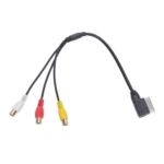 For Audi A6L / A8 / A5 / Q5 / Q7 / A1 AMI AUX 3RCA Lotus Input Cable